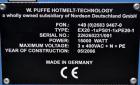 Used Nordson Hot Melt Glue & Adhesive Melting System, Model EX20-1xPS01-1xPE20-1. Melt rates from 3 - 2500 KG/Hr or 7 - 5512 lbs/hr). Operating temperature: 20 - 300 degrees celcius or 68 to 572 degr...