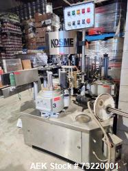 Kosme Extra Fix Labeler with Glue Pump — Rated Up to 6000 Bottles per Hour