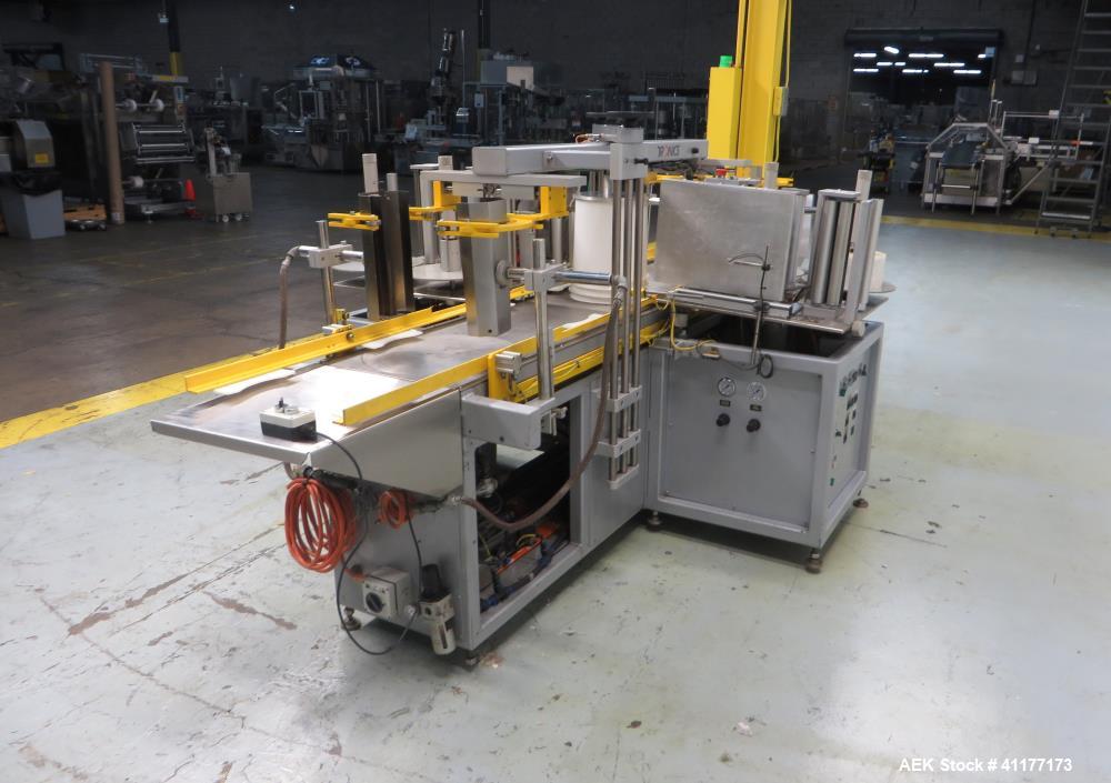 Used Tronics Heat Transfer 5 Gallon Pail Labeler, Model TD2002