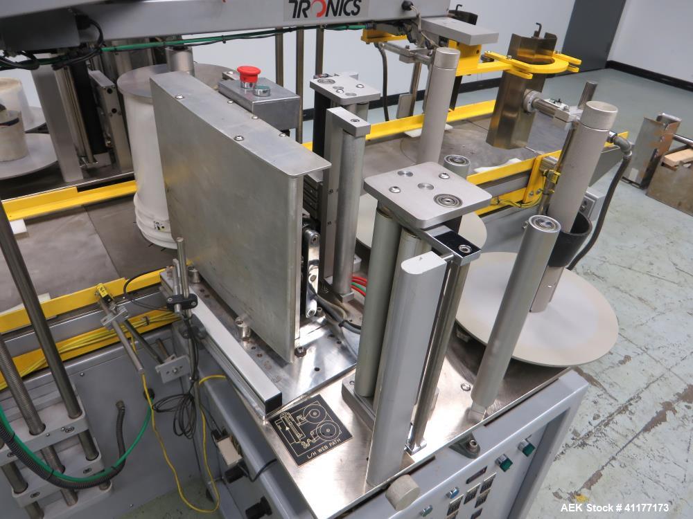 Used Tronics Heat Transfer 5 Gallon Pail Labeler, Model TD2002