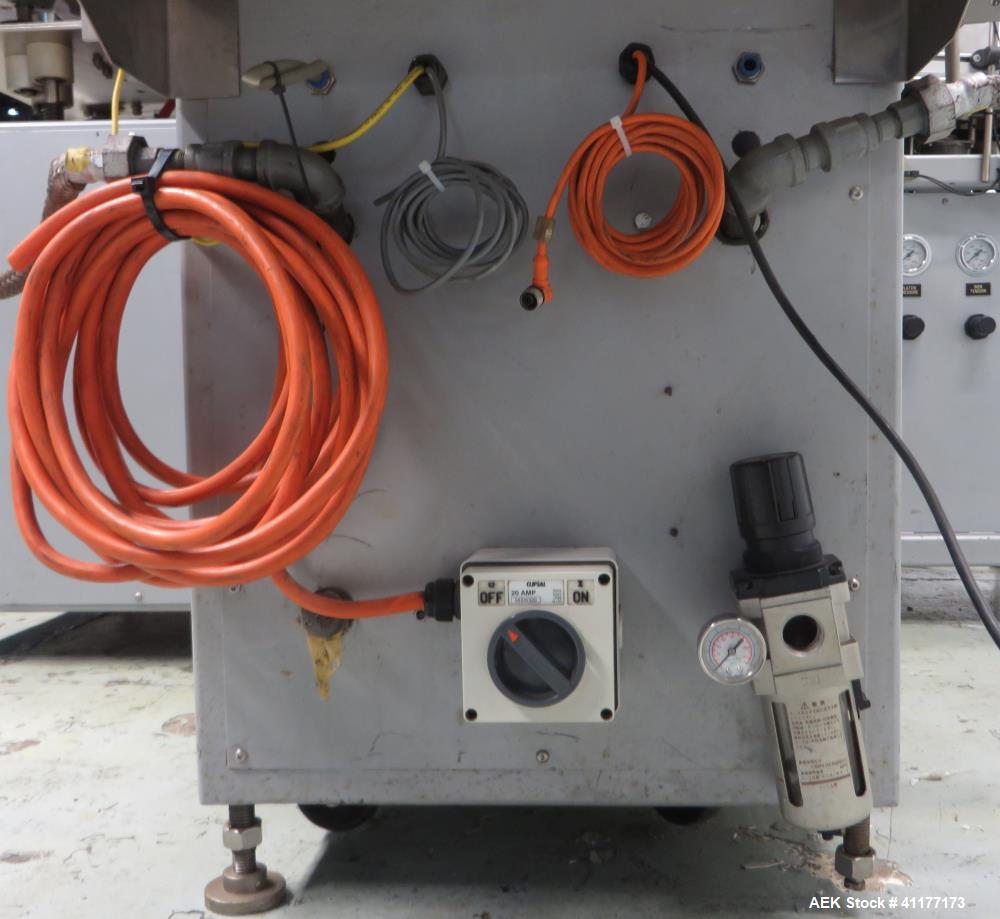 Used Tronics Heat Transfer 5 Gallon Pail Labeler, Model TD2002
