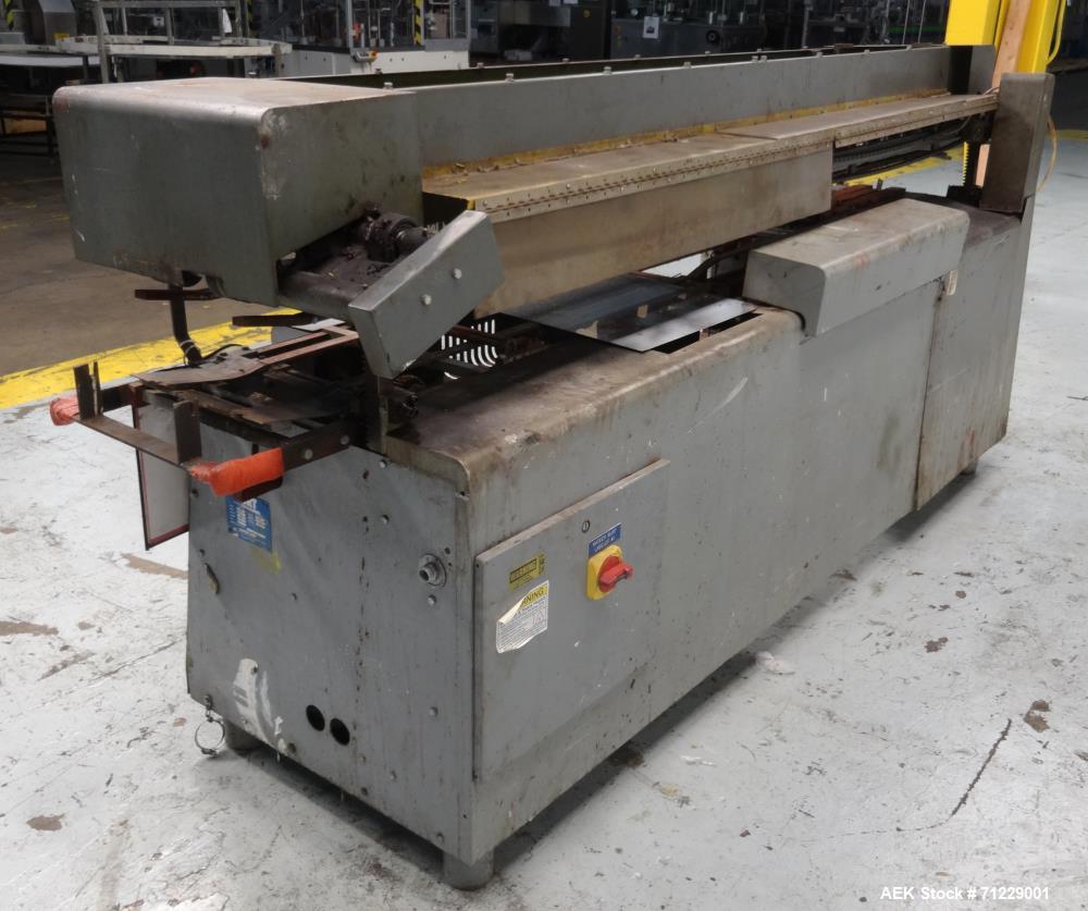 Used Mateer-Burt (GEI) Model 704SB MK V-LH Horizontal Roll-Through Labeler