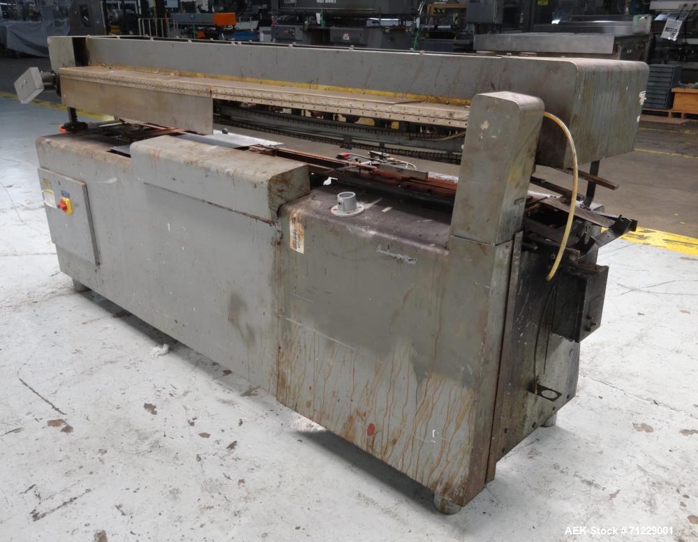 Used Mateer-Burt (GEI) Model 704SB MK V-LH Horizontal Roll-Through Labeler