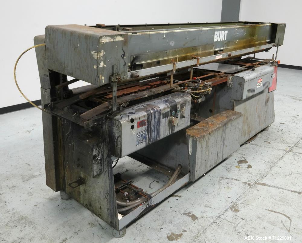 Used Mateer-Burt (GEI) Model 704SB MK V-LH Horizontal Roll-Through Labeler