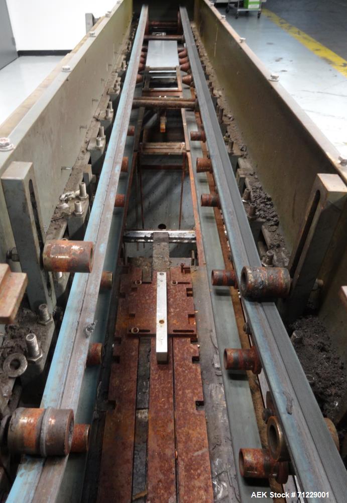Used Mateer-Burt (GEI) Model 704SB MK V-LH Horizontal Roll-Through Labeler