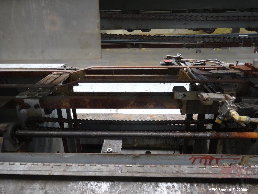 Used Mateer-Burt (GEI) Model 704SB MK V-LH Horizontal Roll-Through Labeler