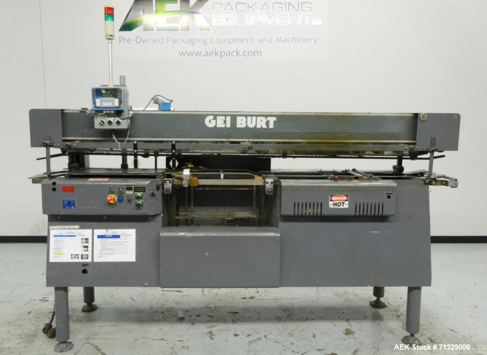 Used Mateer-Burt (GEI) Model 704SB MK V-LH Horizontal Roll-Through Labeler