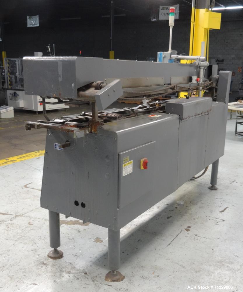 Used Mateer-Burt (GEI) Model 704SB MK V-LH Horizontal Roll-Through Labeler