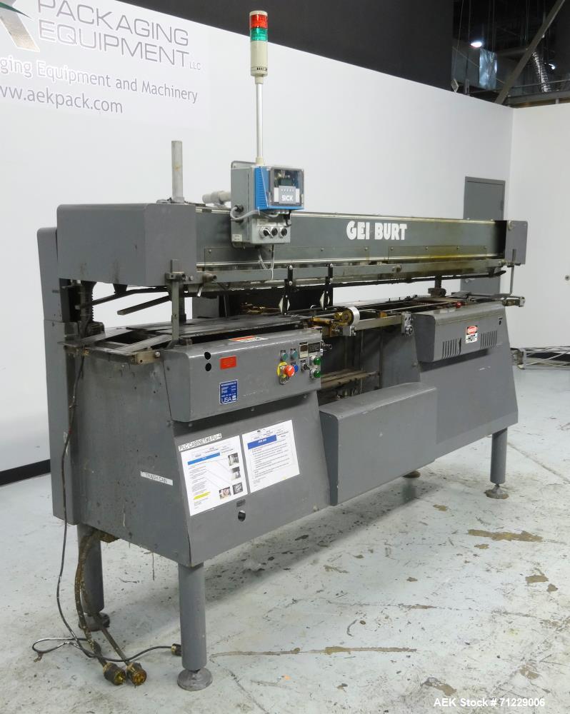 Used Mateer-Burt (GEI) Model 704SB MK V-LH Horizontal Roll-Through Labeler
