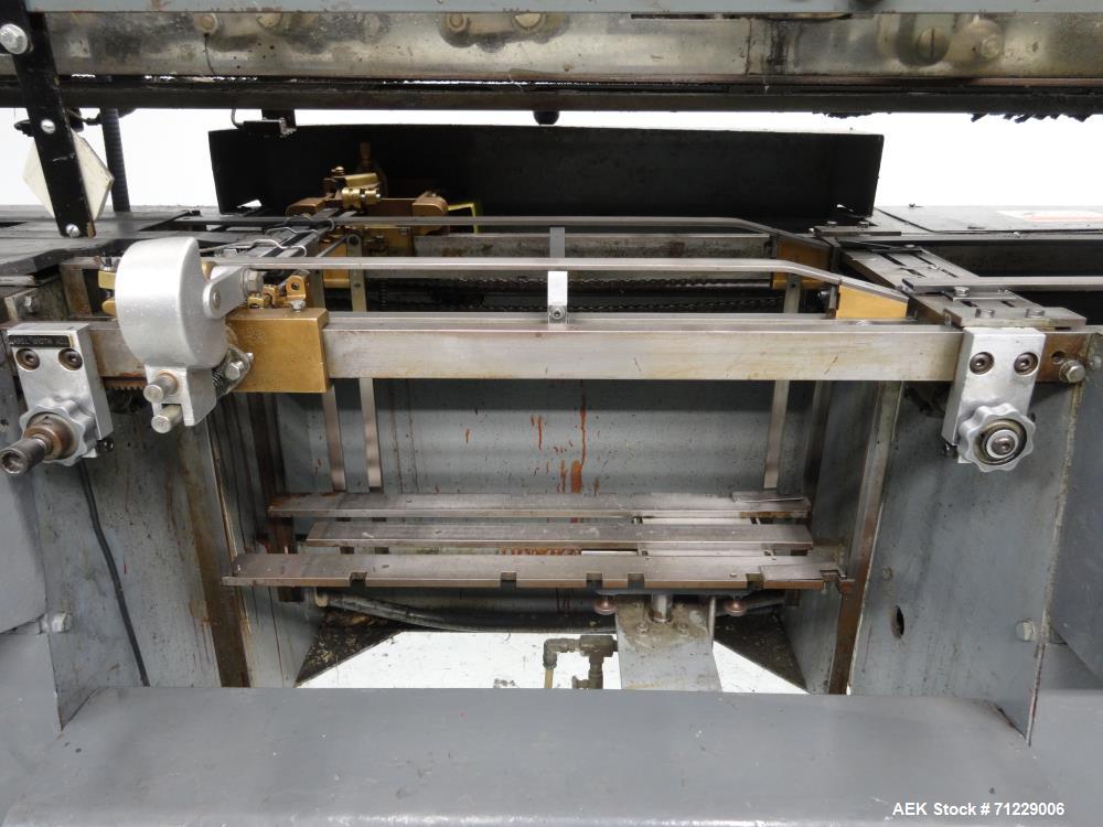 Used Mateer-Burt (GEI) Model 704SB MK V-LH Horizontal Roll-Through Labeler