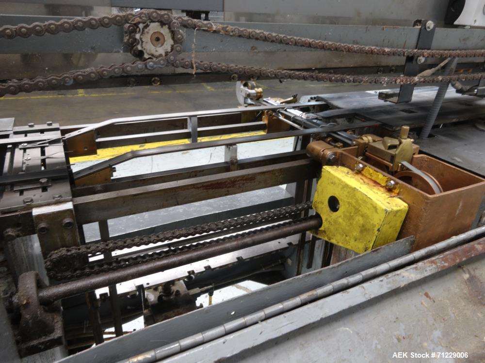 Used Mateer-Burt (GEI) Model 704SB MK V-LH Horizontal Roll-Through Labeler