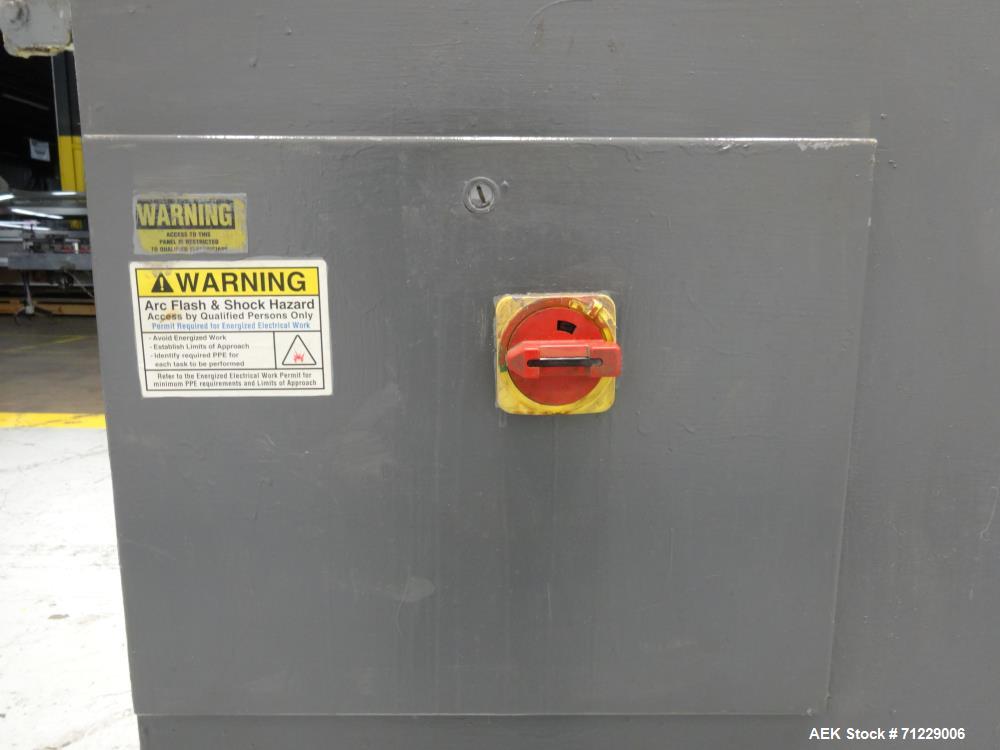 Used Mateer-Burt (GEI) Model 704SB MK V-LH Horizontal Roll-Through Labeler