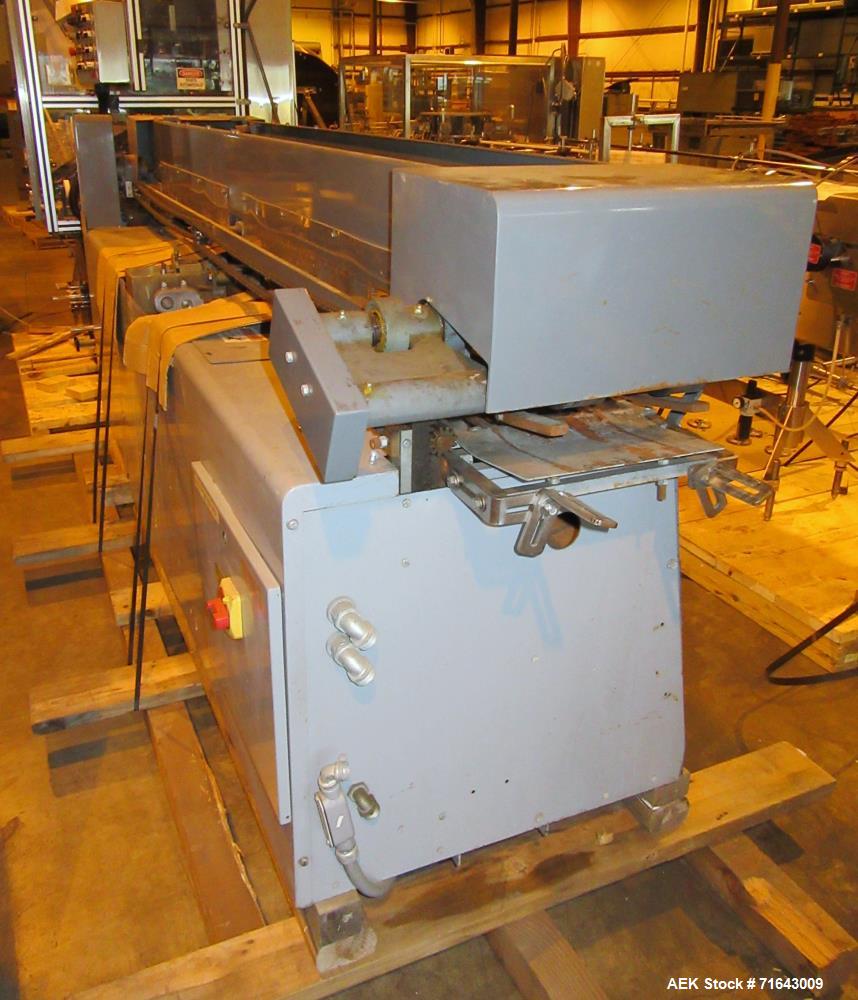 Used Mateer-Burt (GEI) Model 704D Horizontal Roll-Through Labeler