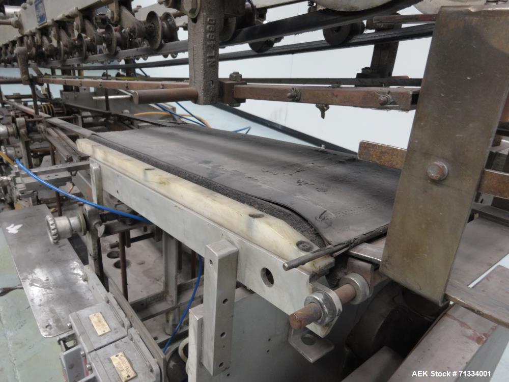 Used New Way Packaging Model AP Horizontal Roll Through Labeler
