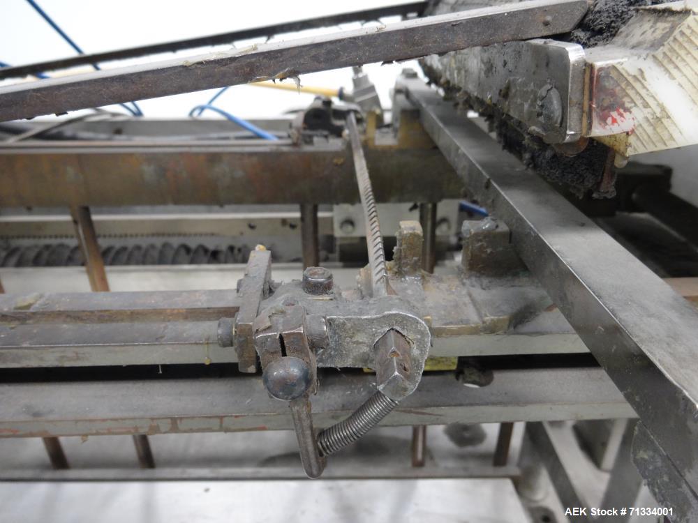 Used New Way Packaging Model AP Horizontal Roll Through Labeler