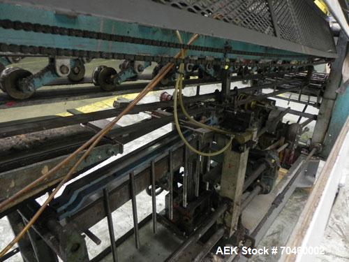 Used NewWay Model EPB Roll Through Glue Wraparound Labeler. Capable of speeds up to 500 cpm. The EP is designed to handle cans with or without ears. Will label metal cans, jars, plastic bottles or co...