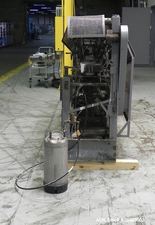 Used NewWay Model EPB Roll Through Glue Wraparound Labeler