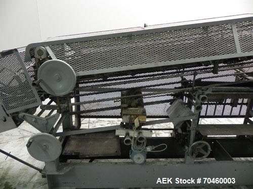 Used NewWay Model EPB Roll Through Glue Wraparound Labeler