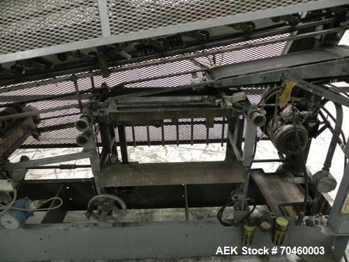 Used NewWay Model EPB Roll Through Glue Wraparound Labeler