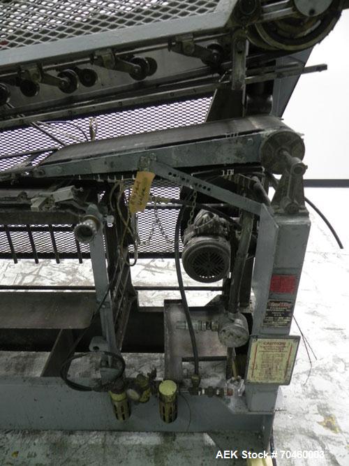 Used NewWay Model EPB Roll Through Glue Wraparound Labeler