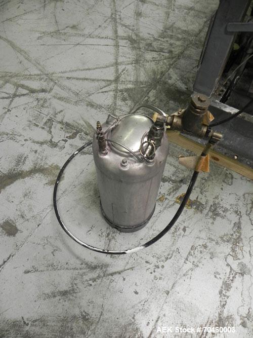 Used NewWay Model EPB Roll Through Glue Wraparound Labeler
