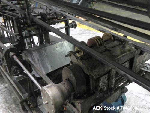 Used NewWay Model EPB Roll Through Glue Wraparound Labeler