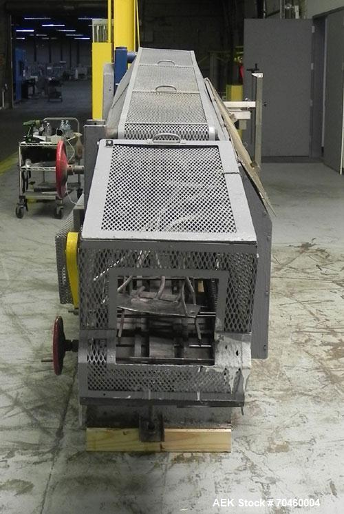 Used NewWay Model EPB Roll Through Glue Wraparound Labeler