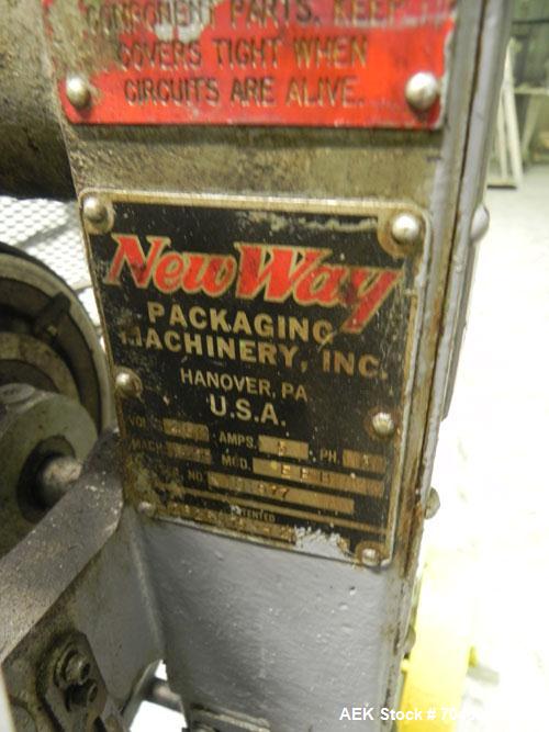 Used NewWay Model EPB Roll Through Glue Wraparound Labeler