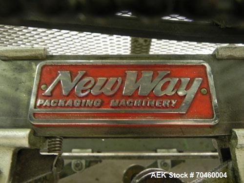 Used NewWay Model EPB Roll Through Glue Wraparound Labeler