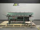 Used Mateer Burt 704 Automatic Roll Through Hot Glue Wraparound Labeler 