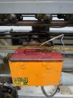 Used Mateer-Burt Model AU-611-B Horizontal Roll Through Wraparound Glue Labeler