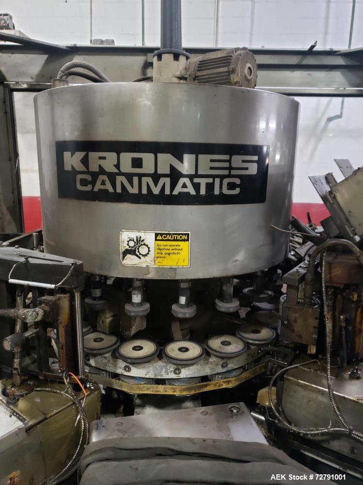 Used-Krones Labeling Machine; Model Canmatic