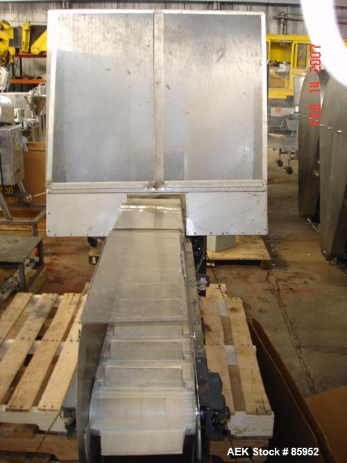 Used Krones Canmatic Rotary Hot Glue Wraparound Labeler. 18 hd Capable of running up to 600 cpm. Container size range: 50-110mm diameter, 50-250mm or 150-350mm height. 18 head unit set on 126mm pitch...