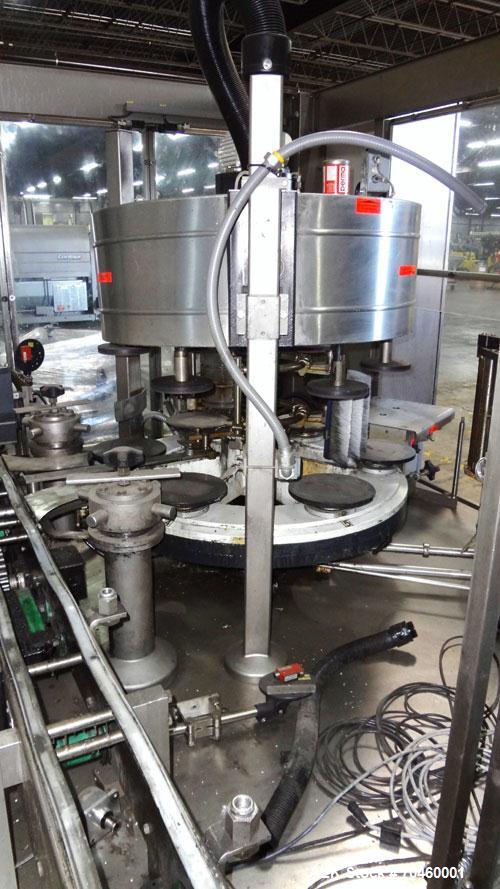 Used Krones Model Canmatic Wraparound Hot Melt Glue Labeler