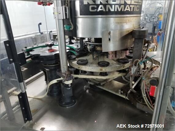 Used Krones Model Canmatic Rotary Labeling Machine