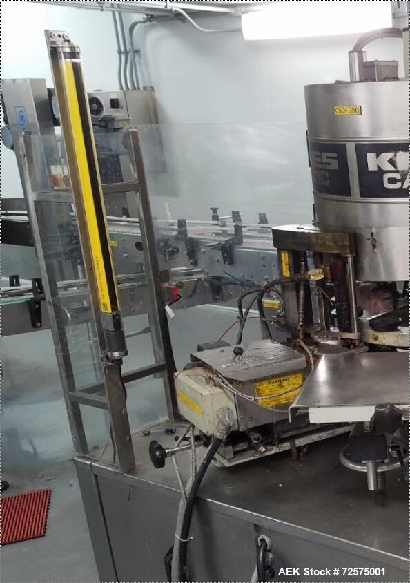 Used Krones Model Canmatic Rotary Labeling Machine