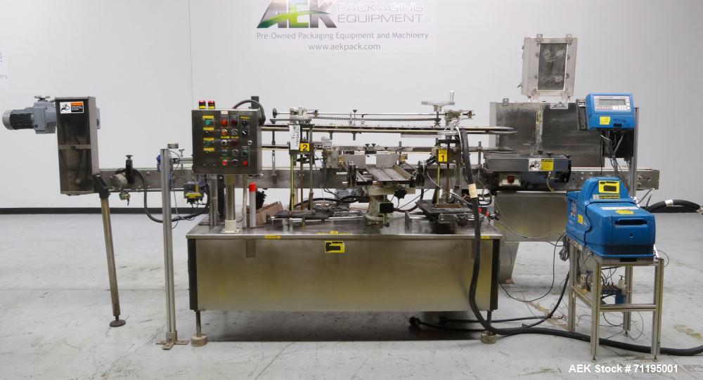 Used Krones Model Rondella Wraparound Hot Glue Labeler