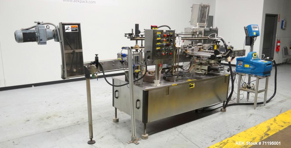 Used Krones Model Rondella Wraparound Hot Glue Labeler