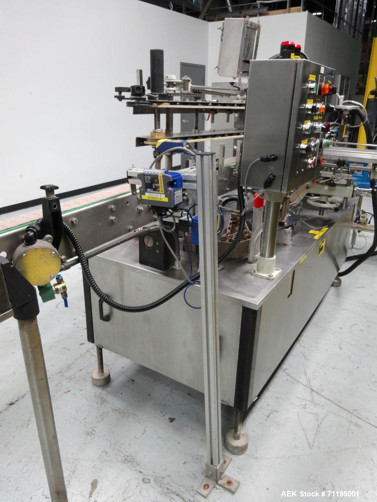 Used Krones Model Rondella Wraparound Hot Glue Labeler