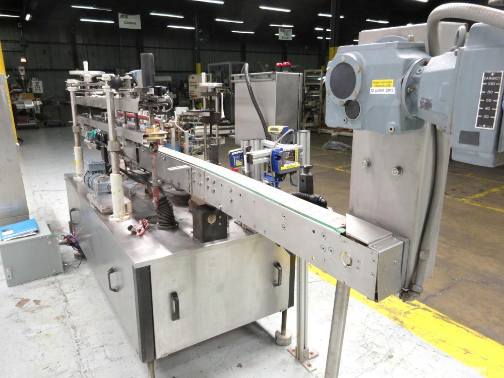 Used Krones Model Rondella Wraparound Hot Glue Labeler