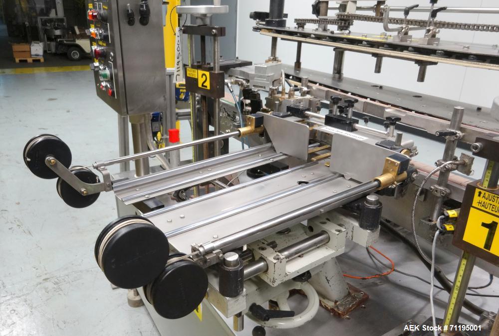 Used Krones Model Rondella Wraparound Hot Glue Labeler