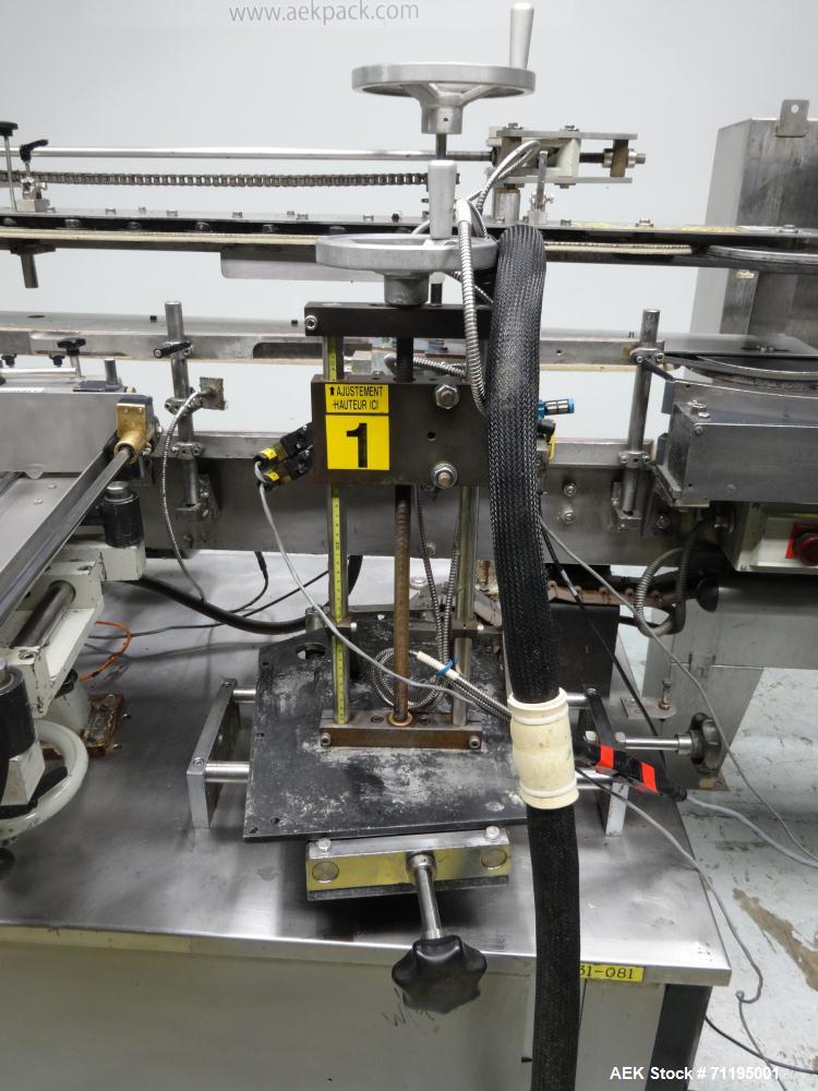 Used Krones Model Rondella Wraparound Hot Glue Labeler