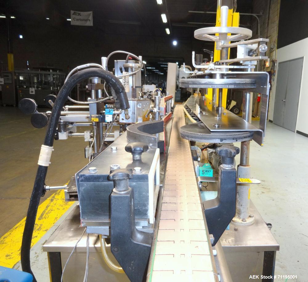Used Krones Model Rondella Wraparound Hot Glue Labeler