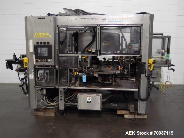 Used Krones 20 Station Stainless Steel Rotary Labeler