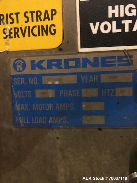 Used Krones 20 Station Stainless Steel Rotary Labeler