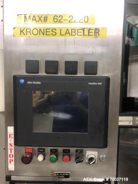 Used- Krones 20 Station Stainless Steel Rotary Labeler