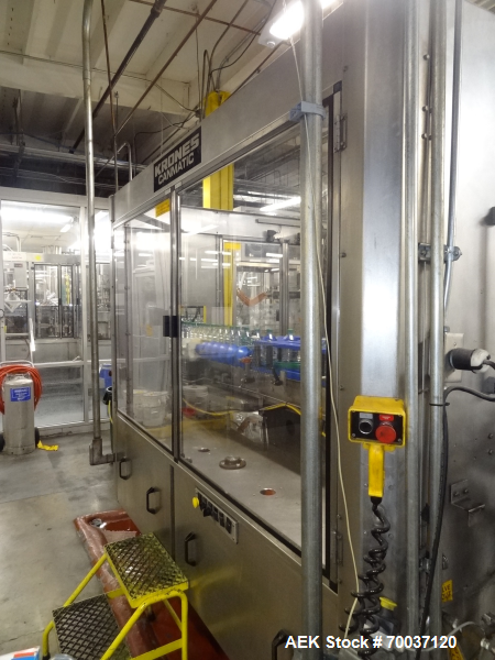 Used Krones 18 Station Cut and Stack Wraparound Labeler