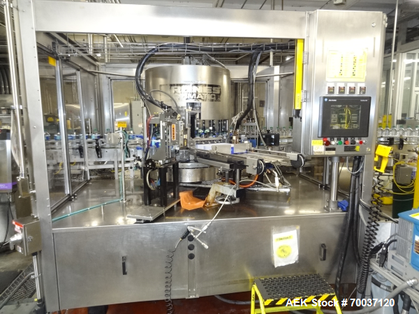 Used Krones 18 Station Cut and Stack Wraparound Labeler