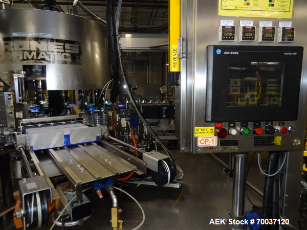 Used Krones 18 Station Cut and Stack Wraparound Labeler