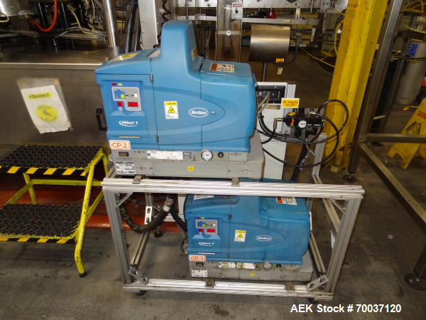 Used Krones 18 Station Cut and Stack Wraparound Labeler